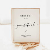 Minimalistisches Hochzeitseglied, Moderne Hochzeit Poster