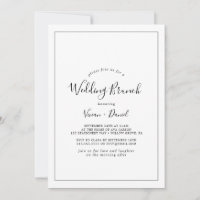 Minimalistisches Hochzeitsfest