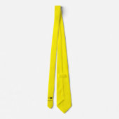 Minimalistisches Hochzeitsgelb Krawatte (Rückseite)