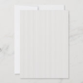 Minimalistisches Hochzeitsgeschenk Dankeskarte (Rückseite)