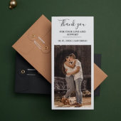 Minimalistisches Hochzeitshaus-Foto-Overlay Danke Save The Date