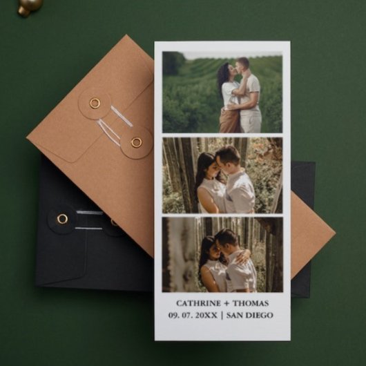 Minimalistisches Hochzeitshaus-Foto-Overlay Danke Save The Date