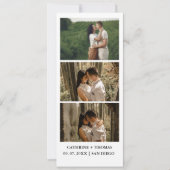 Minimalistisches Hochzeitshaus-Foto-Overlay Danke Save The Date (Vorderseite)