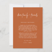 Minimalistisches Hochzeitsstift Foto Dankeschön Ka Dankeskarte (Rückseite)