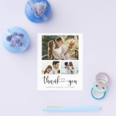 Minimalistisches Hochzeitsszenario - Dankeschön-Fo Flyer (Einzeln)