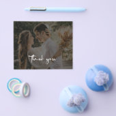 Minimalistisches Hochzeitsszenario - Dankeschön-Fo Flyer (Einzeln)