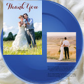 Minimalistisches Hochzeitsszenario Foto Moderne Sk Dankeskarte