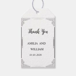 Minimalistisches Hochzeitstipendium - Etikett für  Geschenkanhänger