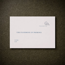 Minimalistisches Hochzeitszeugnis für das Standesa