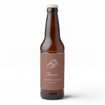 Minimalistisches Horseshoe | Rustikale Braun-Hochz