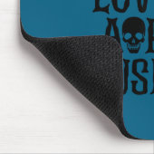 Minimalistisches 'Ich liebe meinen Mann'-witziges Mousepad (Ecke)