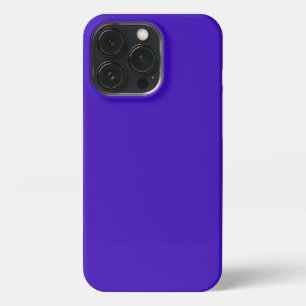 Minimalistisches Indigoblau schlicht modernes Desi iPhone 13 Pro Hülle