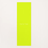 Minimalistisches individuelle Name-Monogramm Yogamatte (Vorderseite)