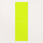 Minimalistisches individuelle Name-Monogramm Yogamatte (Rückseite)