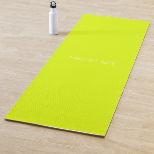 Minimalistisches individuelle Name-Monogramm Yogamatte (Beispiel)