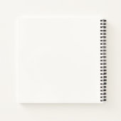 Minimalistisches inspirierendes Zitat Notizblock (Rückseite)