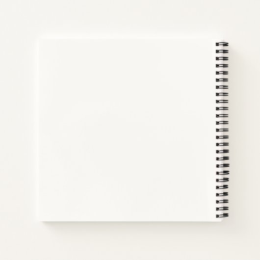 Minimalistisches inspirierendes Zitat Notizblock (Rückseite)