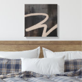 Minimalistisches Italienisch Modernes Abstrakt Leinwanddruck (Insitu (Schlafzimmer))