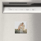 Minimalistisches Jahr mit weißer Script-Mama Magnet (In Situ (Geschirrspüler))