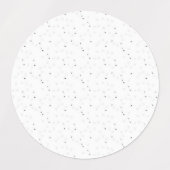 Minimalistisches Kaffeebohnen-Muster-Label Etiketten (Design 2)