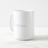 Minimalistisches Kaffeetassendesign Kaffeetasse (Vorderseite Links)