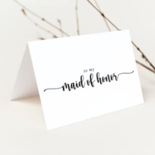 Minimalistisches kalligraphisches Brautparty Viele Dankeskarte