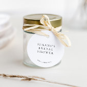 Minimalistisches kalligraphisches Brautparty Viele Geschenkanhänger