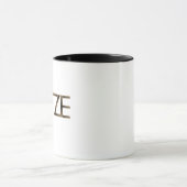 Minimalistisches Katze Design Tasse (Zentrum)