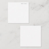 Minimalistisches klassisches Beruflich Mitteilungskarte (Vorne/Hinten)