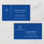Minimalistisches klassisches, modernes Berufliches Visitenkarte (Vorne/Hinten)