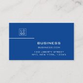 Minimalistisches klassisches, modernes Berufliches Visitenkarte (Rückseite)