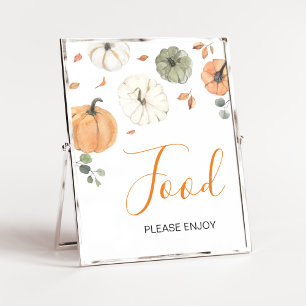 Minimalistisches kleines Pumpkin Baby Duschmittel Poster