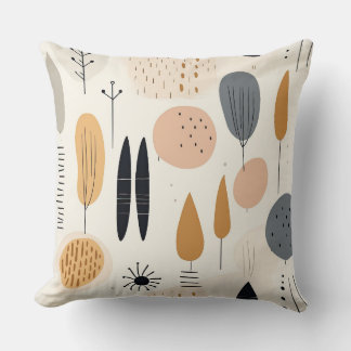 Minimalistisches Kopfkissen im Boho-Stil Kissen