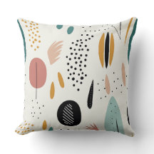 Minimalistisches Kopfkissen im Boho-Stil