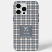 Minimalistisches Korallengrau iPhone Case Elegante (Rückseite)