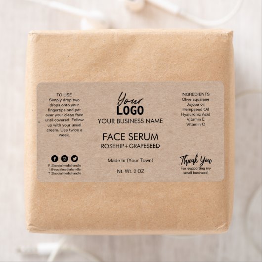 Minimalistisches Krafthaar oder Gesichtsöllenserum (Insitu)