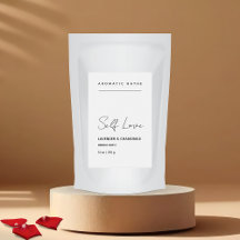 Minimalistisches Kräuterbad