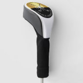 Minimalistisches, kundenspezifisches Golf Monogram Golf Headcover (angewinkelt)