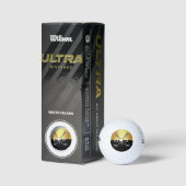 Minimalistisches, kundenspezifisches Golf Monogram Golfball (Verpackungen)