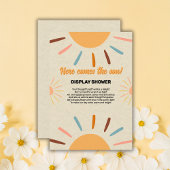 Minimalistisches Kunsthandwerk kommt hier zur Son  Begleitkarte