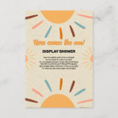 Minimalistisches Kunsthandwerk kommt hier zur Son  Begleitkarte (Vorderseite)