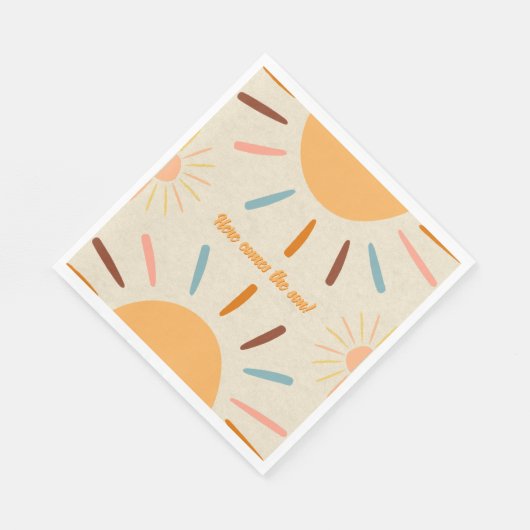 Minimalistisches Kunsthandwerk kommt hier zur Son Serviette (Ecke)