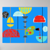 Minimalistisches Künstlerposter Poster (Vorne)