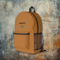 Minimalistisches Kupfer braun Modernes Monogramm P