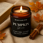 Minimalistisches Kürbisgewürz | Benutzerdefinierte Quadratischer Aufkleber<br><div class="desc">Steigen Sie mit diesem minimalistisch gestalteten Pumpkin Spice-Kerzenlabel in Schwarz und Weiß Ihre Herbstkerzenkollektion aus. Dieses berufliche Label eignet sich perfekt für handgefertigte Sojaskerzen oder luxuriöse Falldüfte. Freuen Sie sich auf Platz für Ihren Markennamen, Dufttitel, Gewicht, Brennzeit und vieles mehr. Ideal für kleine Unternehmen, Geschenkverpackungen, Gastgeschenke und saisonale Märkte. Personalisieren...</div>