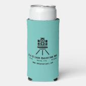 Minimalistisches Land Surveygeschäft Selters Dosenkühler (Seltzer Vorderseite)