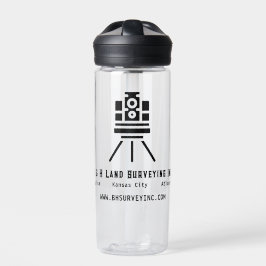 Minimalistisches Land Surveygeschäft Trinkflasche