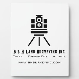 Minimalistisches Land Surveyor Tabletop-Geschäft Fotoplatte
