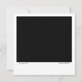 Minimalistisches Lässiges Handwriting-Foto Moderne Save The Date (Rückseite)