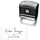 Minimalistisches Lässiges Skriptseriengeschäft Permastempel (Beispiel)